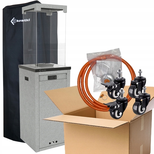 Ohřívač Patio Light Granito Kratki Obal