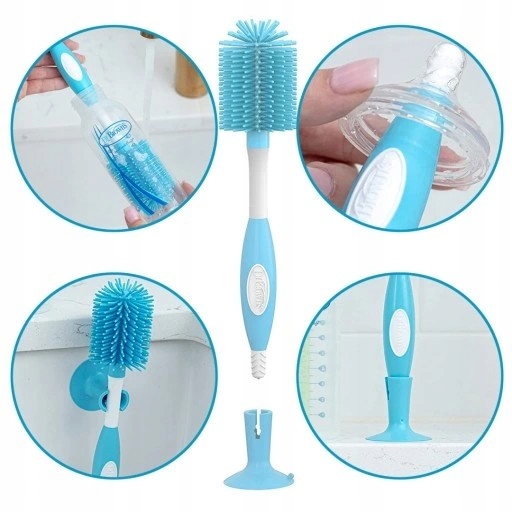 DR BROWN'S SZCZOTKA Do Butelek Smoczków Silikon Marka Dr Brown's