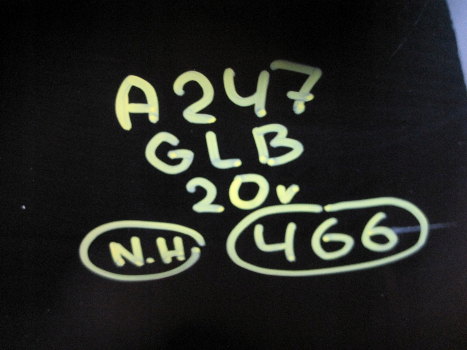 motorhaube MERCEDES A247 GLB 20R