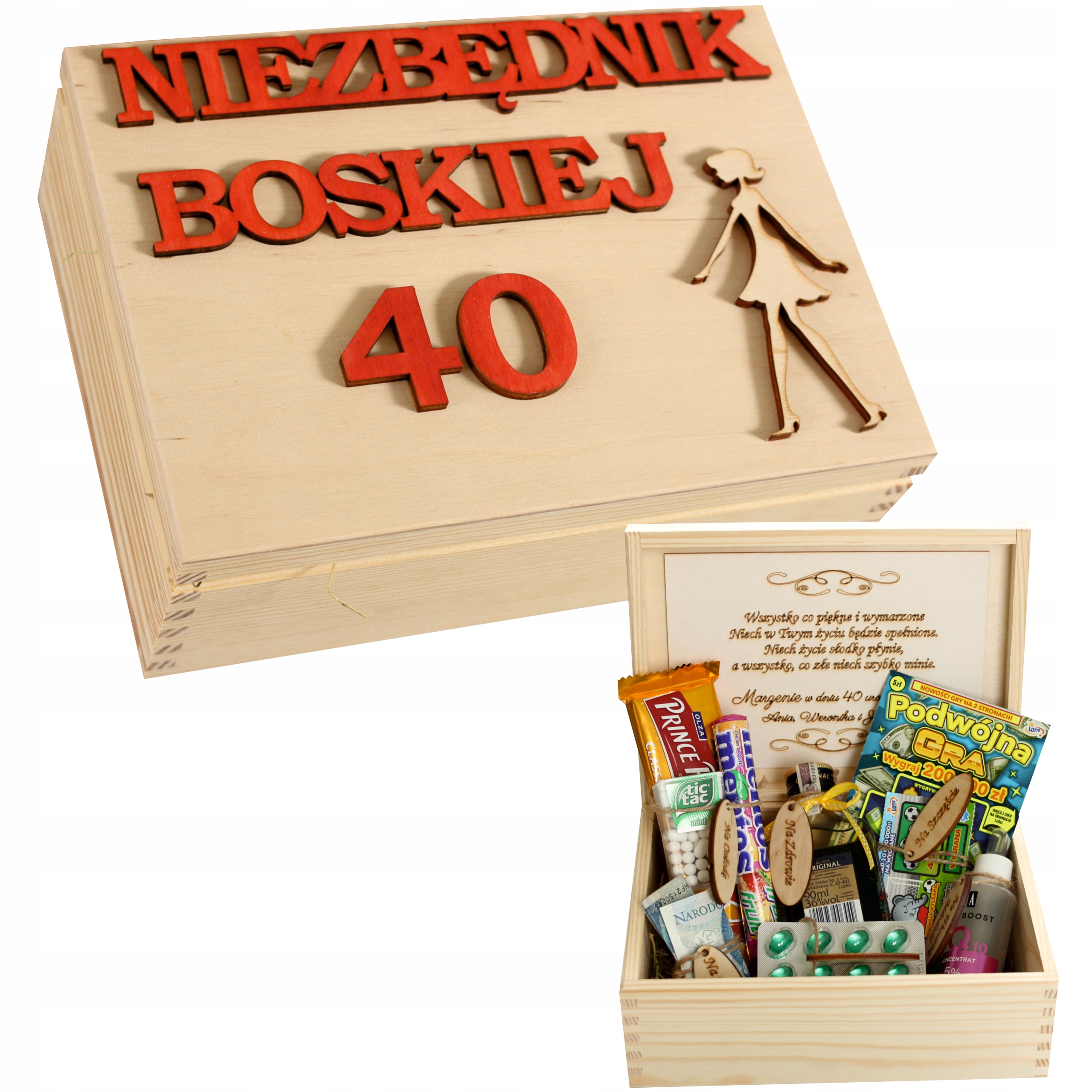 

na 18 20 30 40 50 60 urodziny dla kobiety