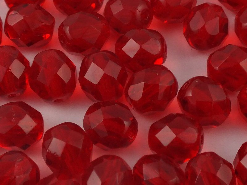 Fp 8mm Siam Ruby 10 sztuk