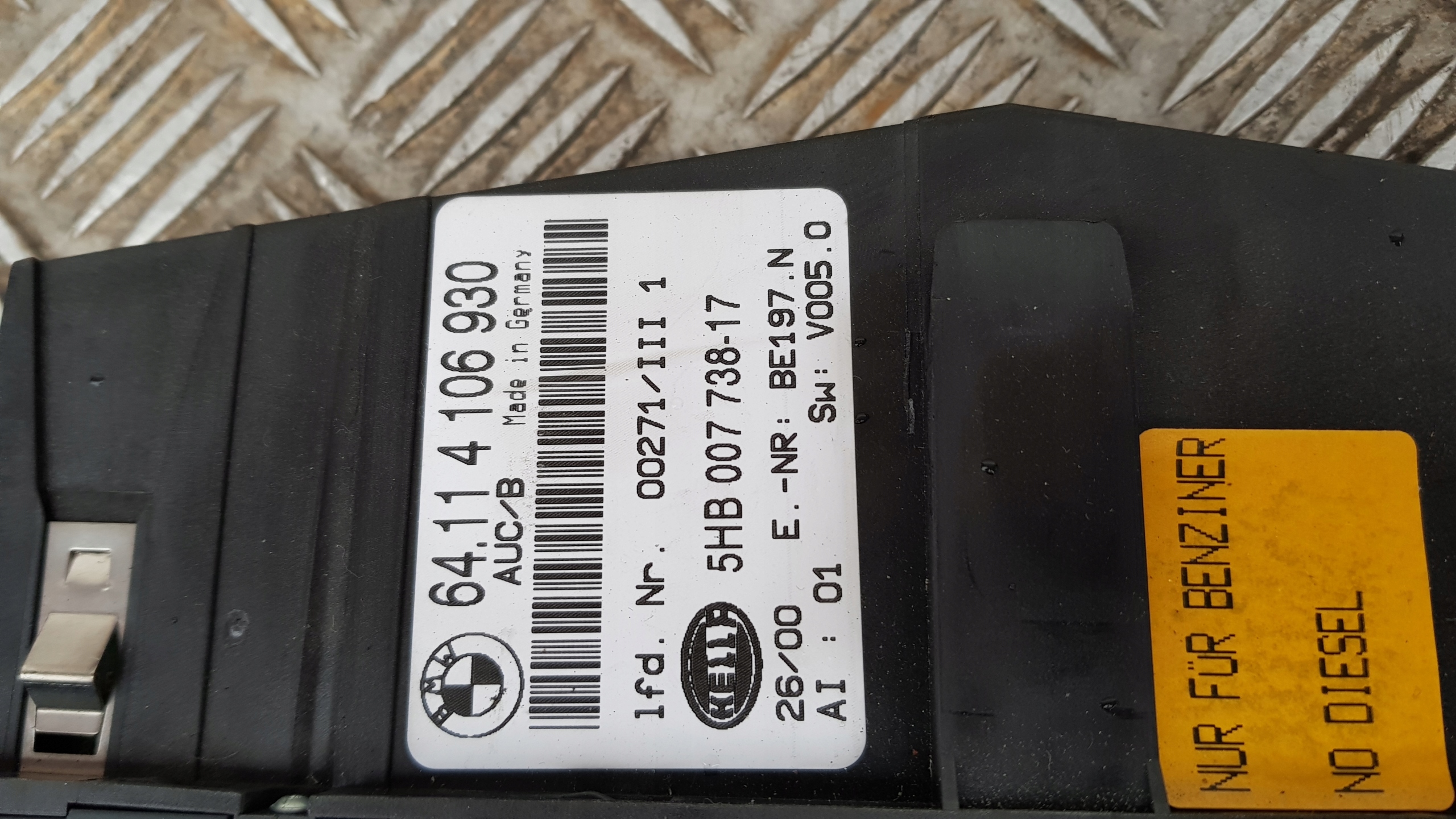 BMW E46 prekidač prekidač klime 114106930