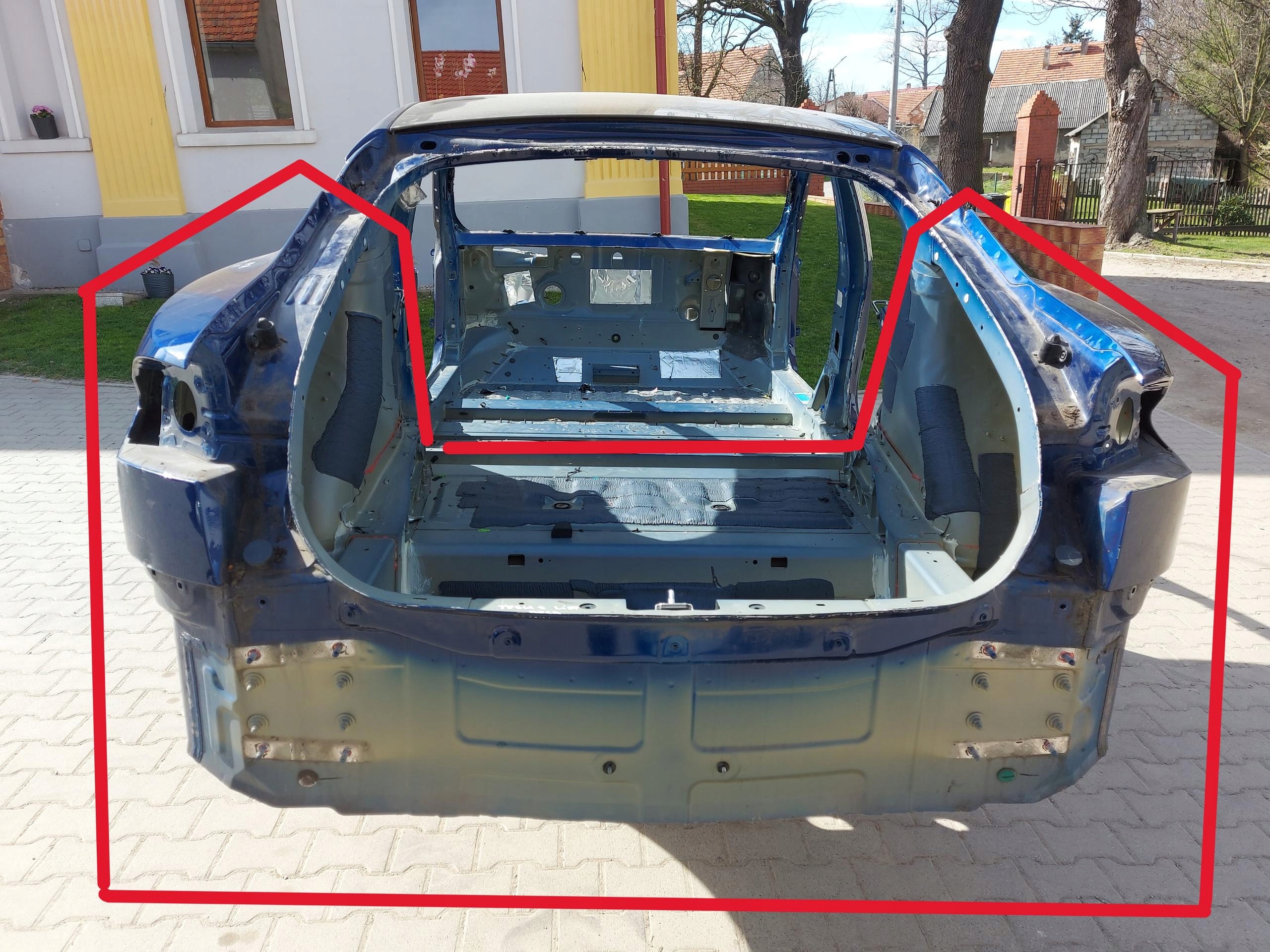Tesla Model S LIFT rear panel fender left right quarter
