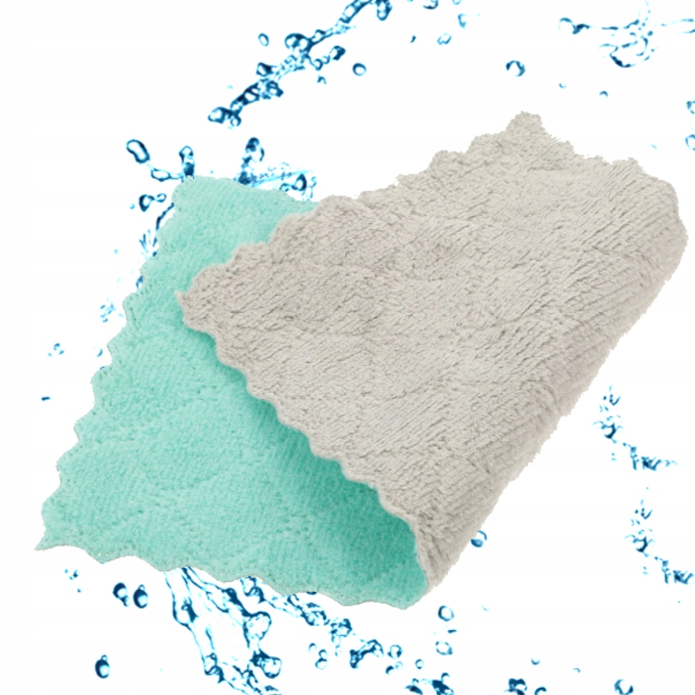 Kuchyňská utěrka z mikrovlákna do auta na skla zrcadel 1 ks 23x23 cm