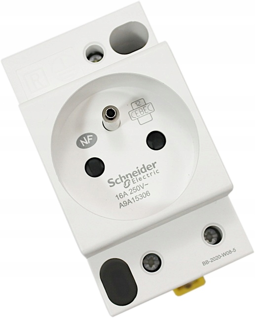 

Gniazdo Na Szynę Z Uziemieniem A9A15306 Schneider