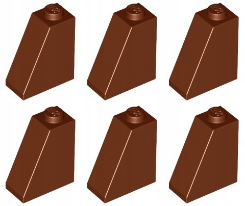 

Lego 60481 Skos 2x1x2 brązowy Nowy (7g) 6 szt.