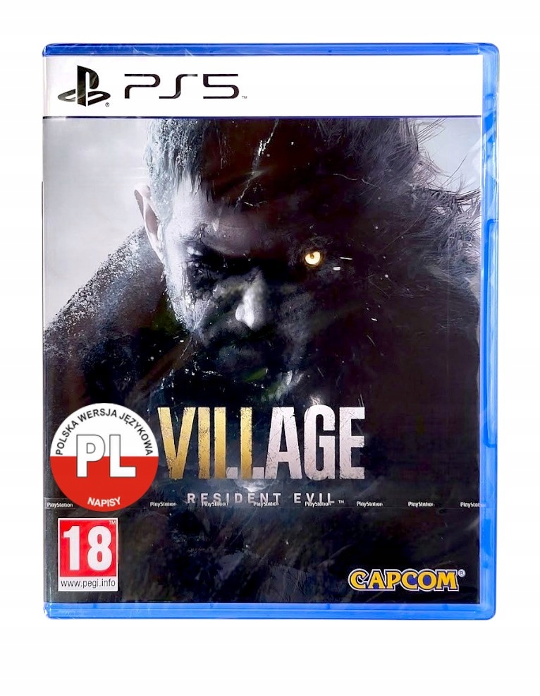 RESIDENT EVIL VILLAGE / PS5 / PLAYSTATION 5 / NOWA GRA W FOLII / NAPISY PL