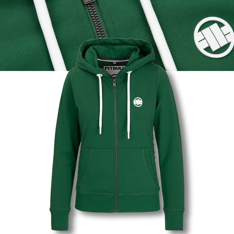 Dámská Rozepínací mikina s kapucí Pitbull French Terry La Deta Sportowa