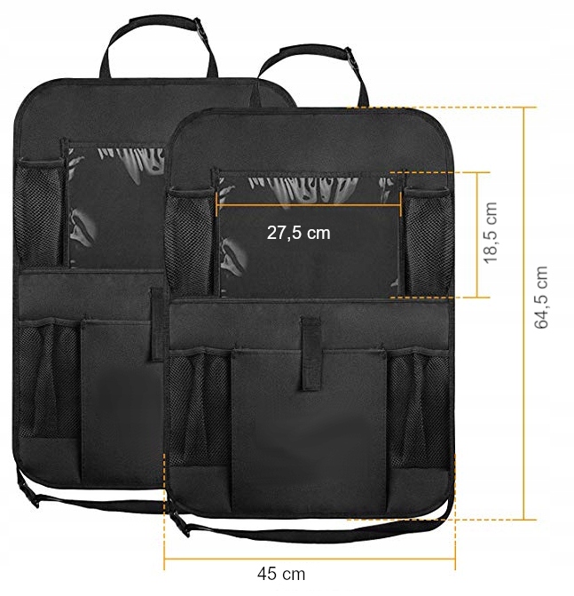 DUZA XXL TORBA BAGAZNIKA SAMOCHODU OSLONA NA FOTEL Weight with packaging 1 kg