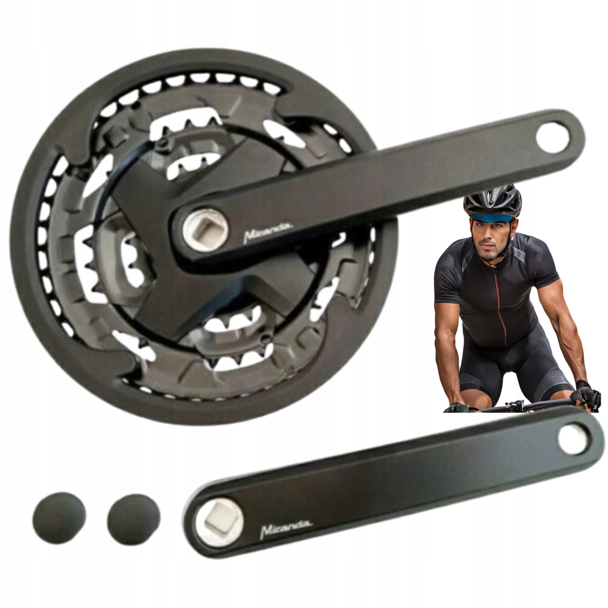 Korba Miranda Classic 3-42/32/22 170mm Trzyrzędowa wytrzymałość na Kwadrat