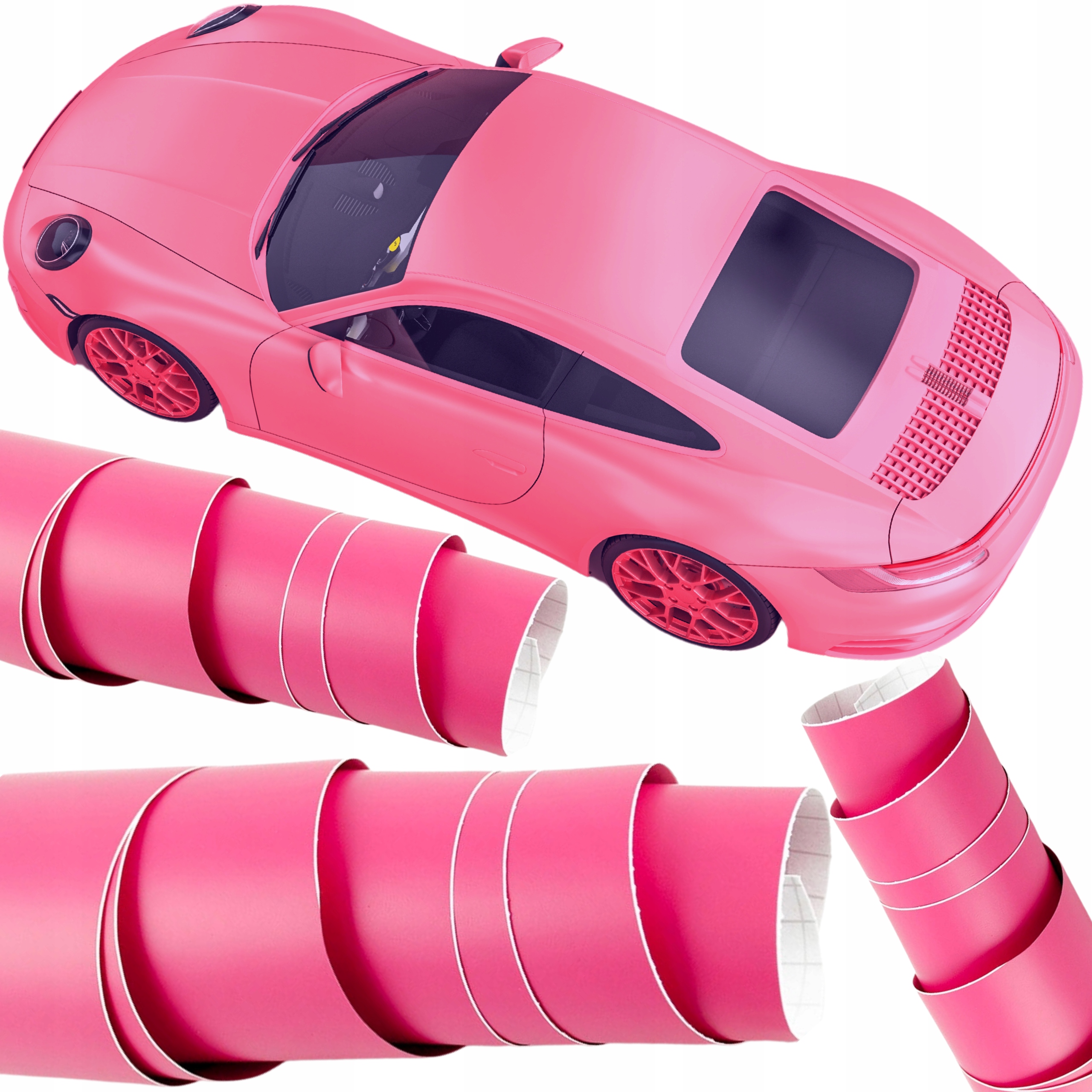 

Folia Samochodowa Naklejka Matowa Mat Auto Metry