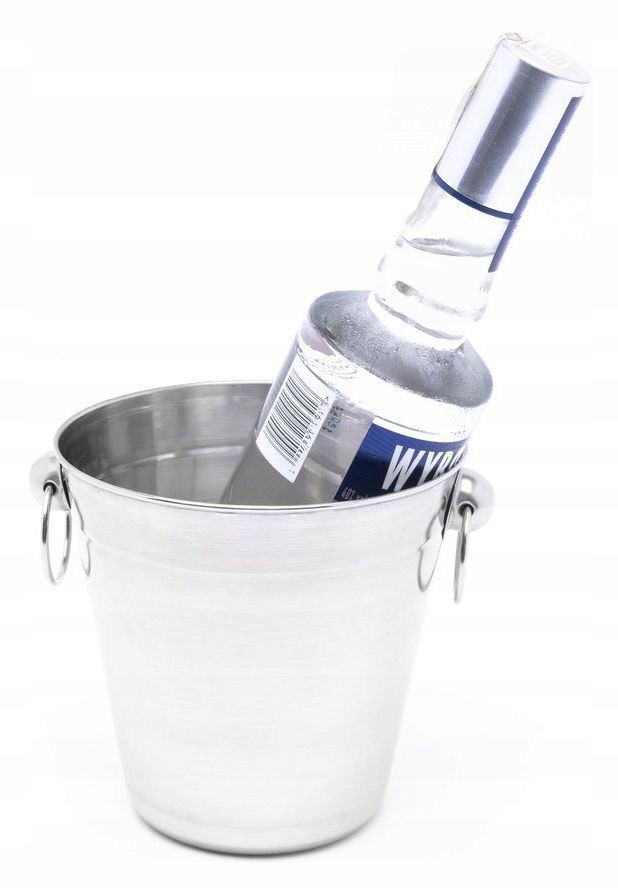 Wiaderko do lodu szampana metalowe pojemnik na lód COOLER stalowy 1 L Producent TR