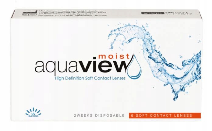 

Soczewki AquaView Moist 2 weeks 6 szt.