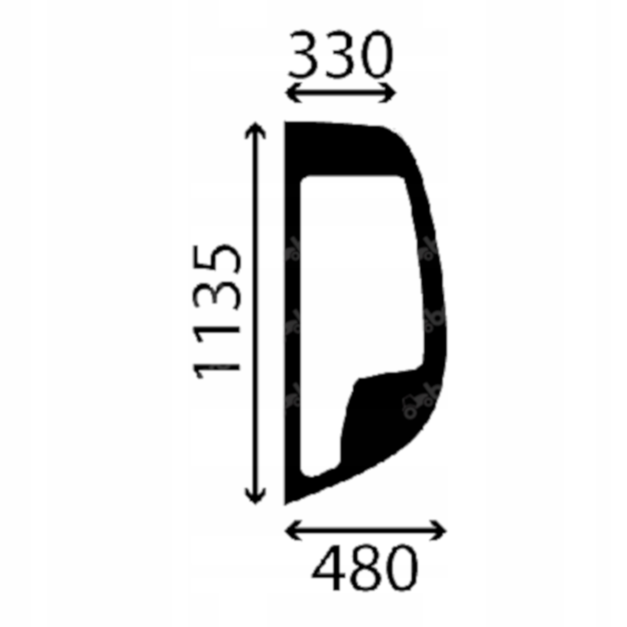 sklo Hyundai boční levé 71Q6-02721 (3849)