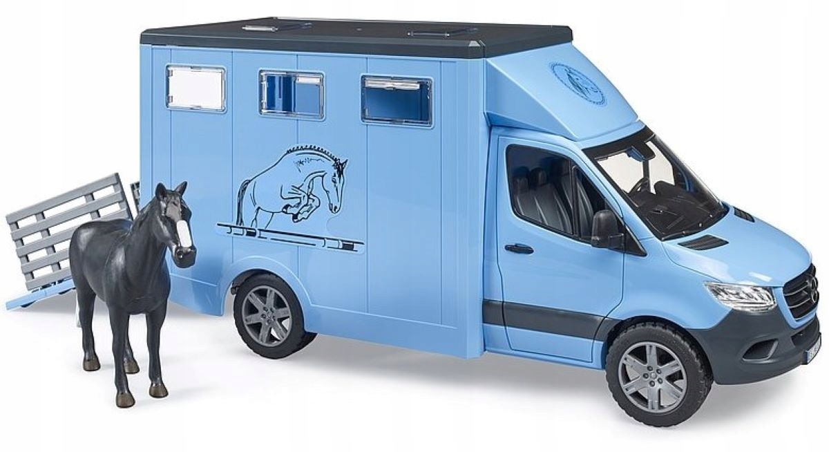 Bruder 02674 Transporter do przewozu koni Sprinter Marka Bruder