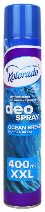

Odświeżacz powietrza spray Kolorado 400ml Morski