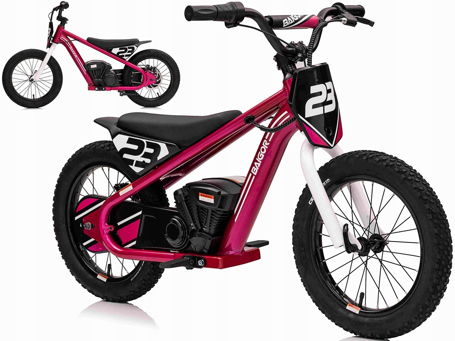 Motor na akumulator dla dzieci Baigor 3 prędkości 25 km/h