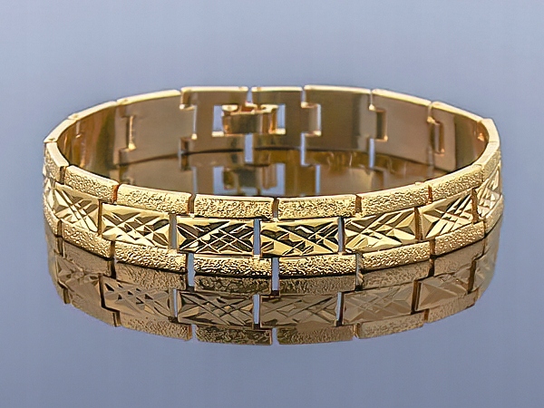 

Elegancka złota bransoletka 14k ! Jakość !