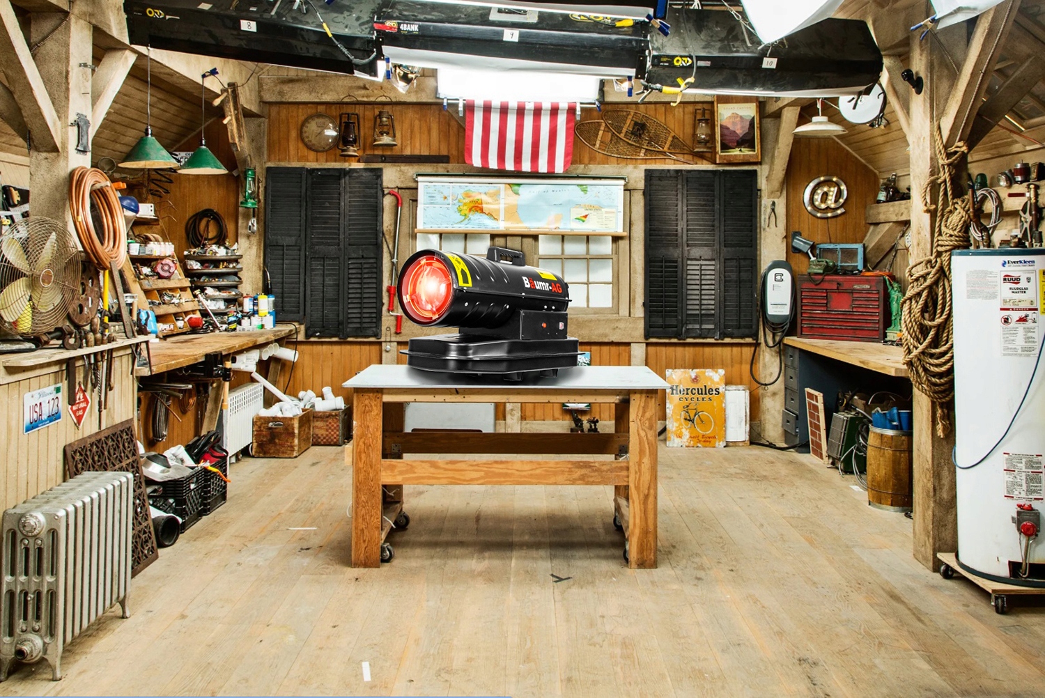 NAGRZEWNICA OLEJOWA DMUCHAWA SPALINOWA PIEC 35kW Rodzaj olejowa