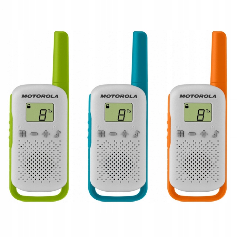 MOTOROLA T42 KRÓTKOFALÓWKI WALKIE TALKIE + BATERIE Marka Motorola