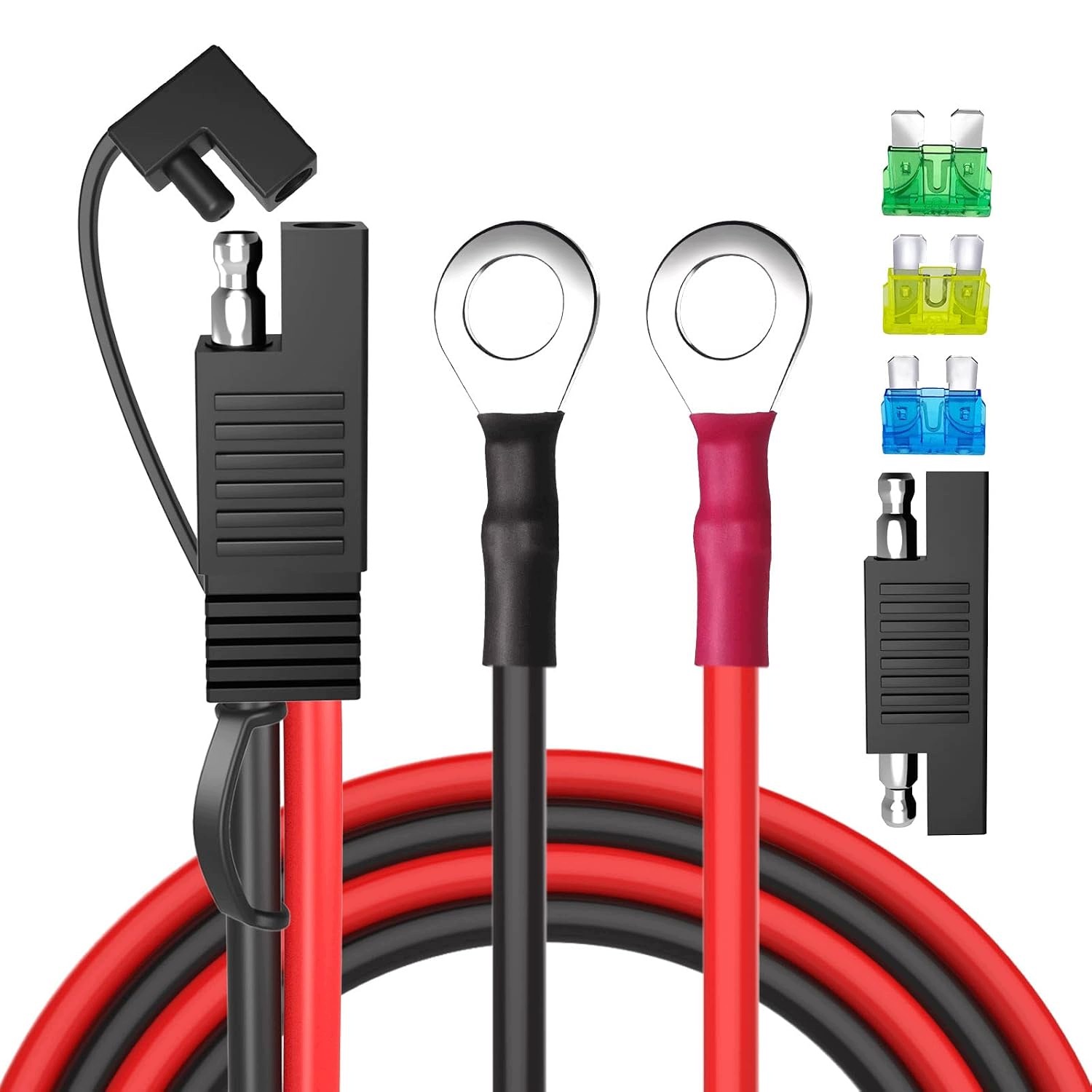 Prodlužovací Kabel Sae 10AWG 1 M Konektor Baterie Automobilový Motocykl