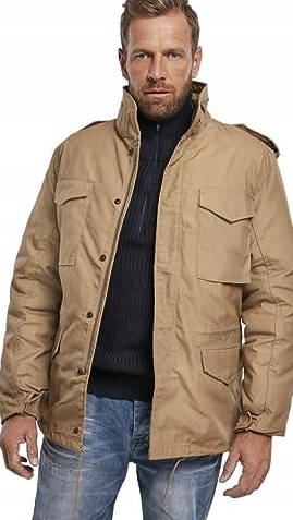 Brandit Plus Size Béžová Pánská Bunda S Kapucí 5XL 6BB