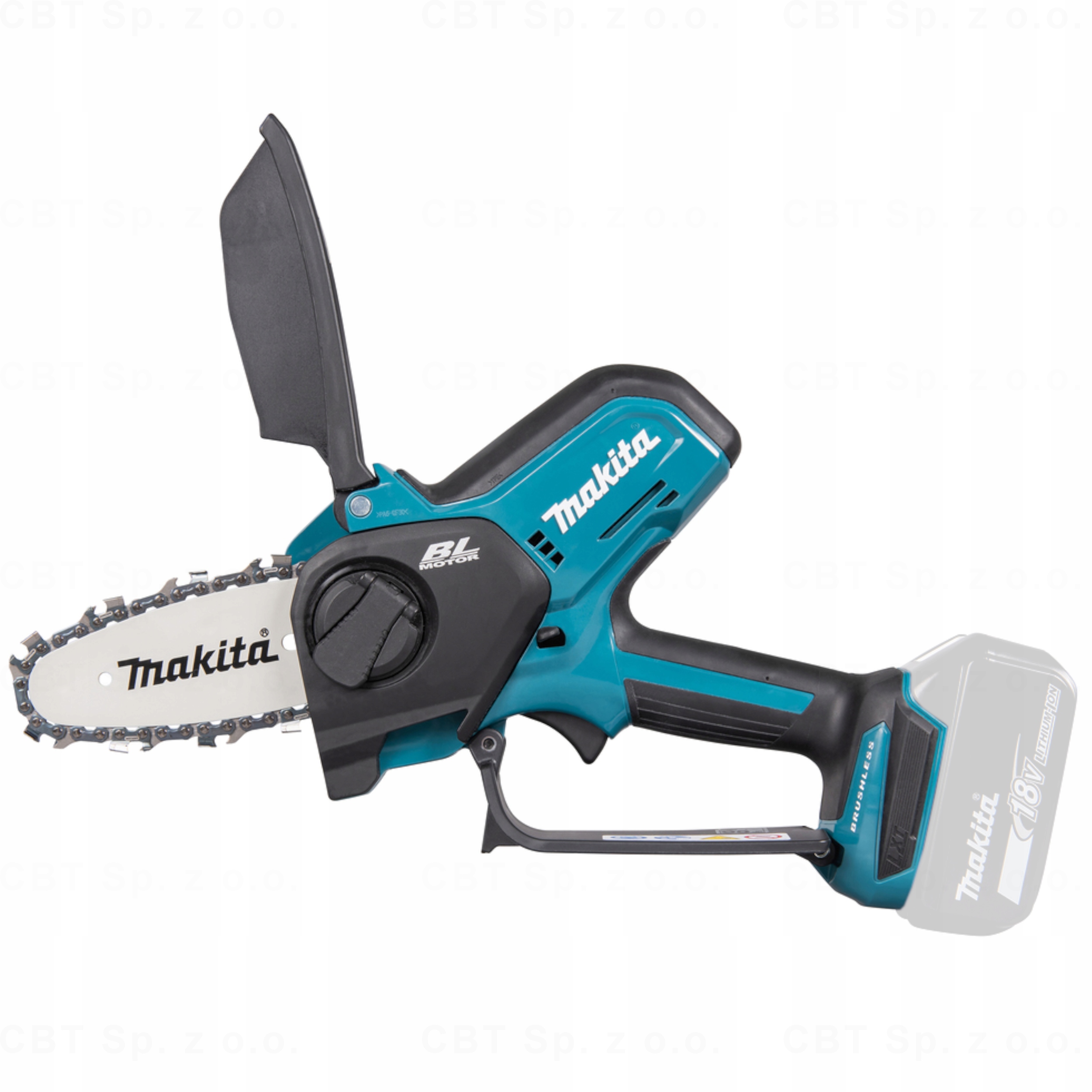 PIŁA ŁAŃCUCHOWA 100MM AKUMULATOROWA PILARKA DO GAŁĘZI 18V BEZSZCZOTKOWA Maksymalna moc 320 W