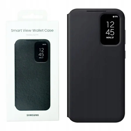 ORYGINALNE ETUI SAMSUNG SMART VIEW WALLET CASE DO GALAXY S23 FE CZARNE