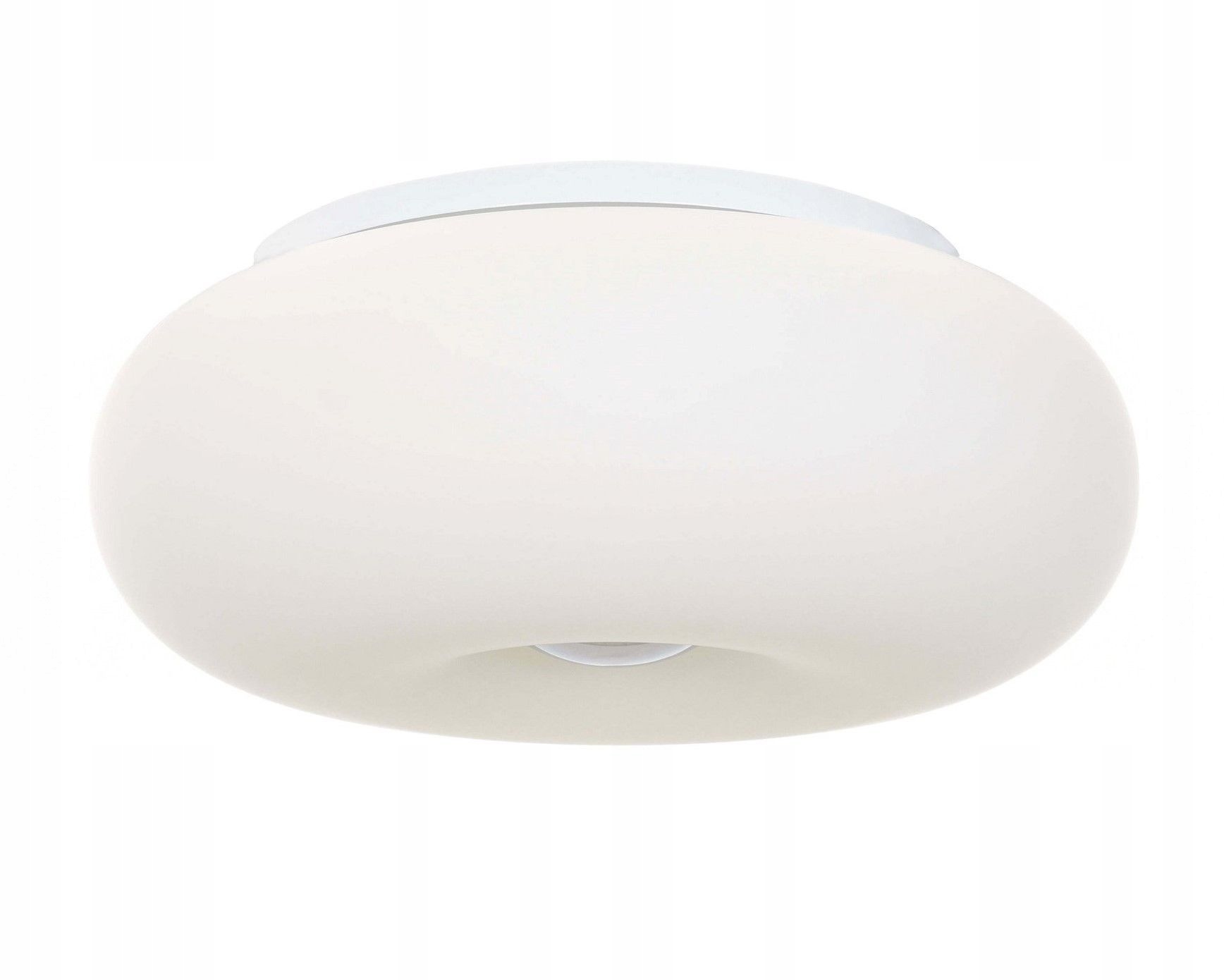 PLAFON LAMPA SUFITOWA NOWOCZESNA SZKLANA BIAŁA BIANTE LUMINA DECO