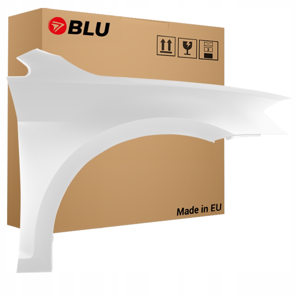 Blu Blatník Vw Golf VII 7 LC9A pravý bílý 17- přední lift PureWeiss