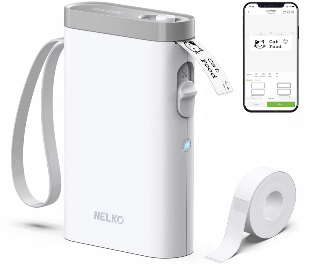 Nelko P21 Drukarka etykiet,samoprzylepne urządzenie do etykietowania //A04