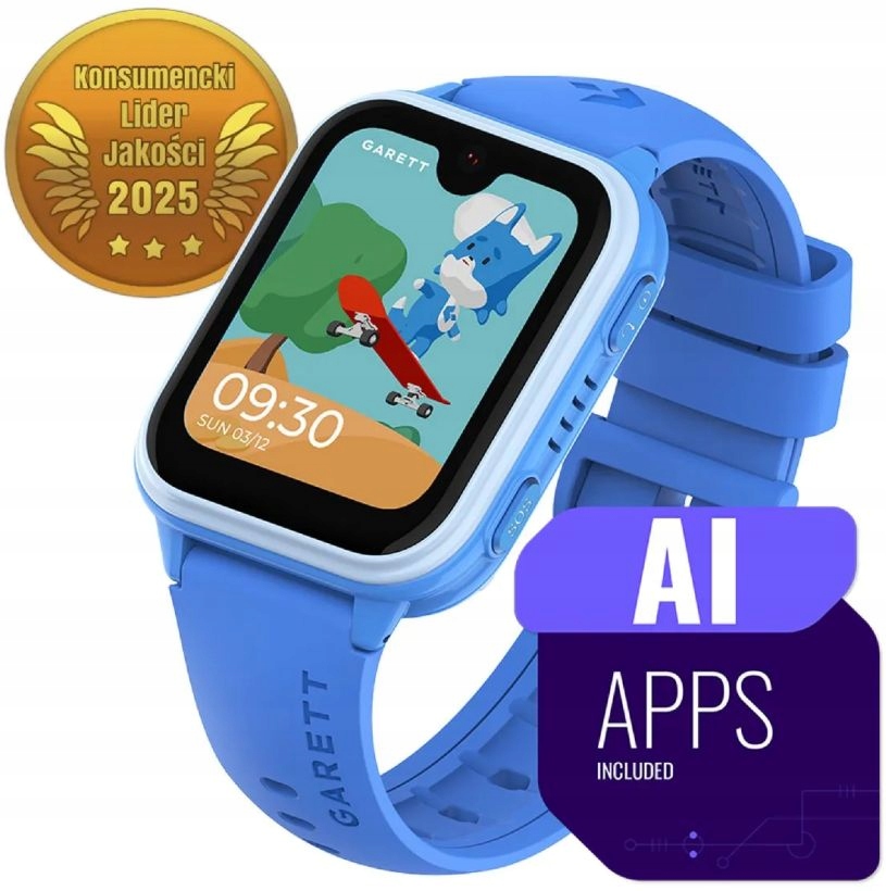 Divoký Smartwatch Garett Kids Z Ai Vibe Lokalizátor Rozhovoru Omáčka Geo Hry