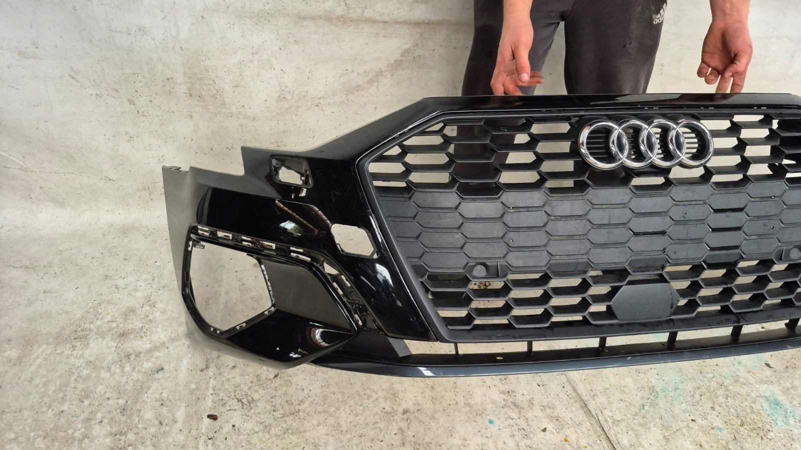AUDI A3 IV 4 8Y 20-24 bumper front front washer PDC