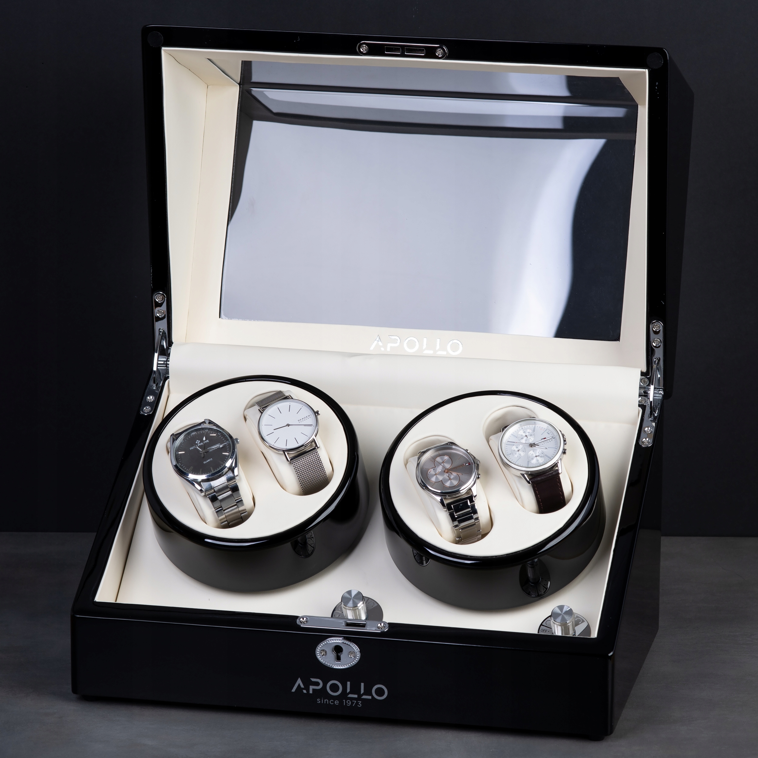 Rotomat Apollo Na 4 Zegarki Premium Since 1973 Promocja Model AL-4320