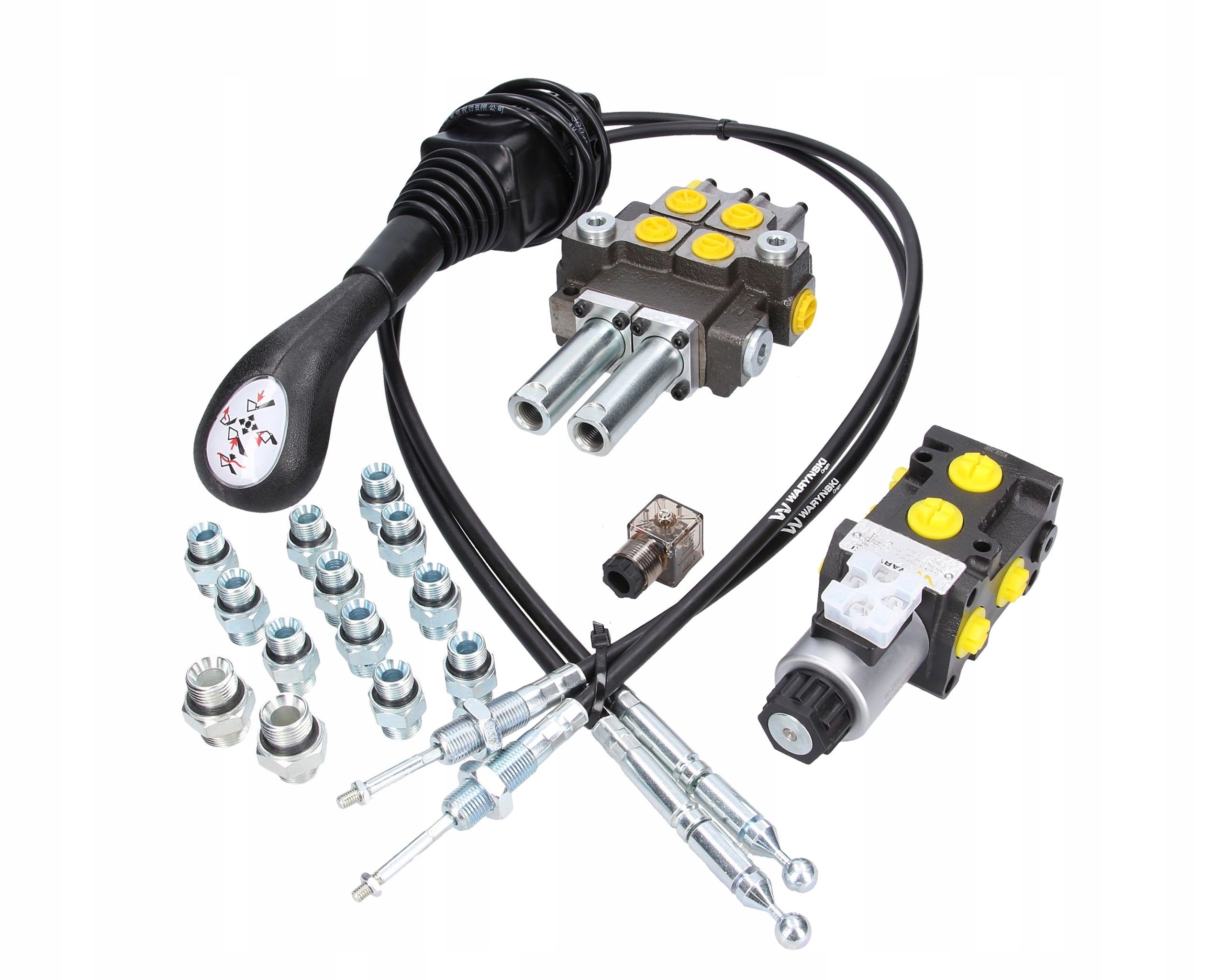 Hydraulický rozdělovač 2-sec. 40l sada 1500mm