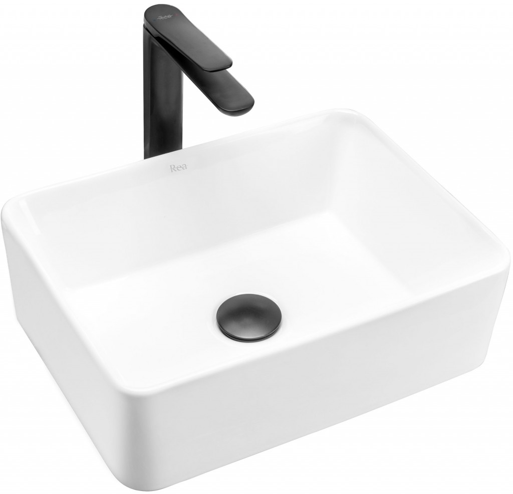 Umyvadlo na desku Anita Mini 41x31 bílá (REA-U0952) /po/