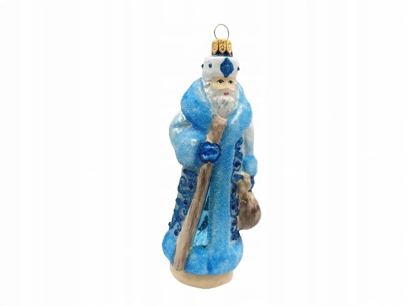 

Bombki Choinkowe Szklane Mikołaj zimowy 12,5cm