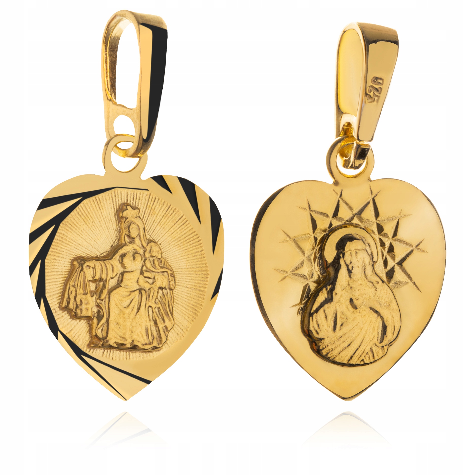 

Szkaplerz Srebrny Pozłacany Medalik Szkaplerzny