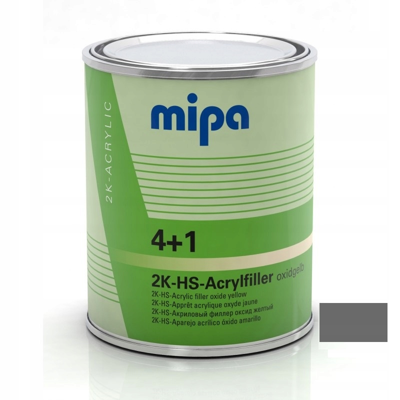 

Mipa Podkład 2K-HS-ACRYLFILLER 4+1 1L+utw. c.szary