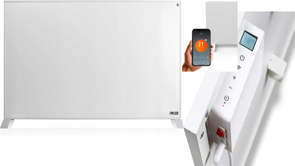 Energeticky Úsporný Elektrický infrapanel Wi-Fi podlahový/nástěnný