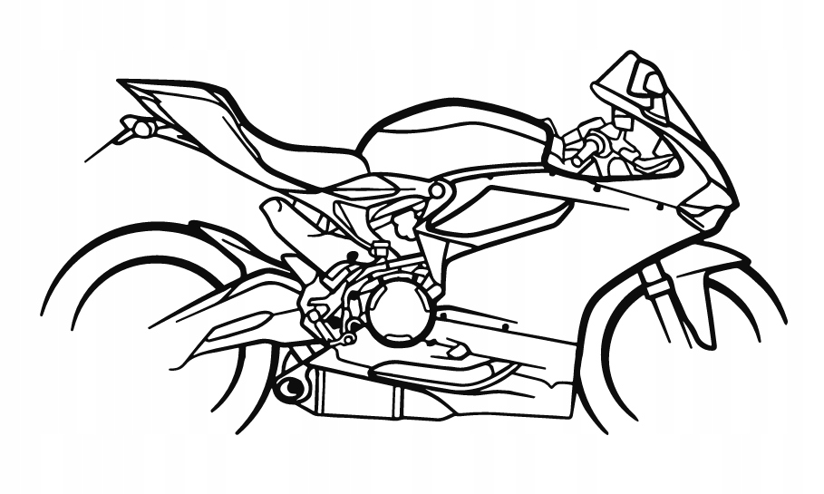 nástěnná dekorace Obraz Motocykl Ducati 899 Panigale