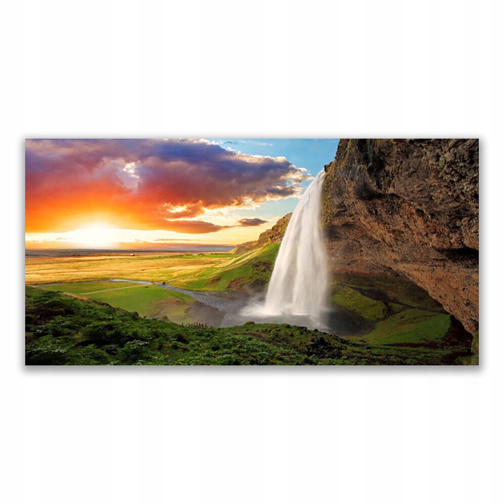 

Obraz akryl na ścianę 120x60 Góra Wodospad Natura