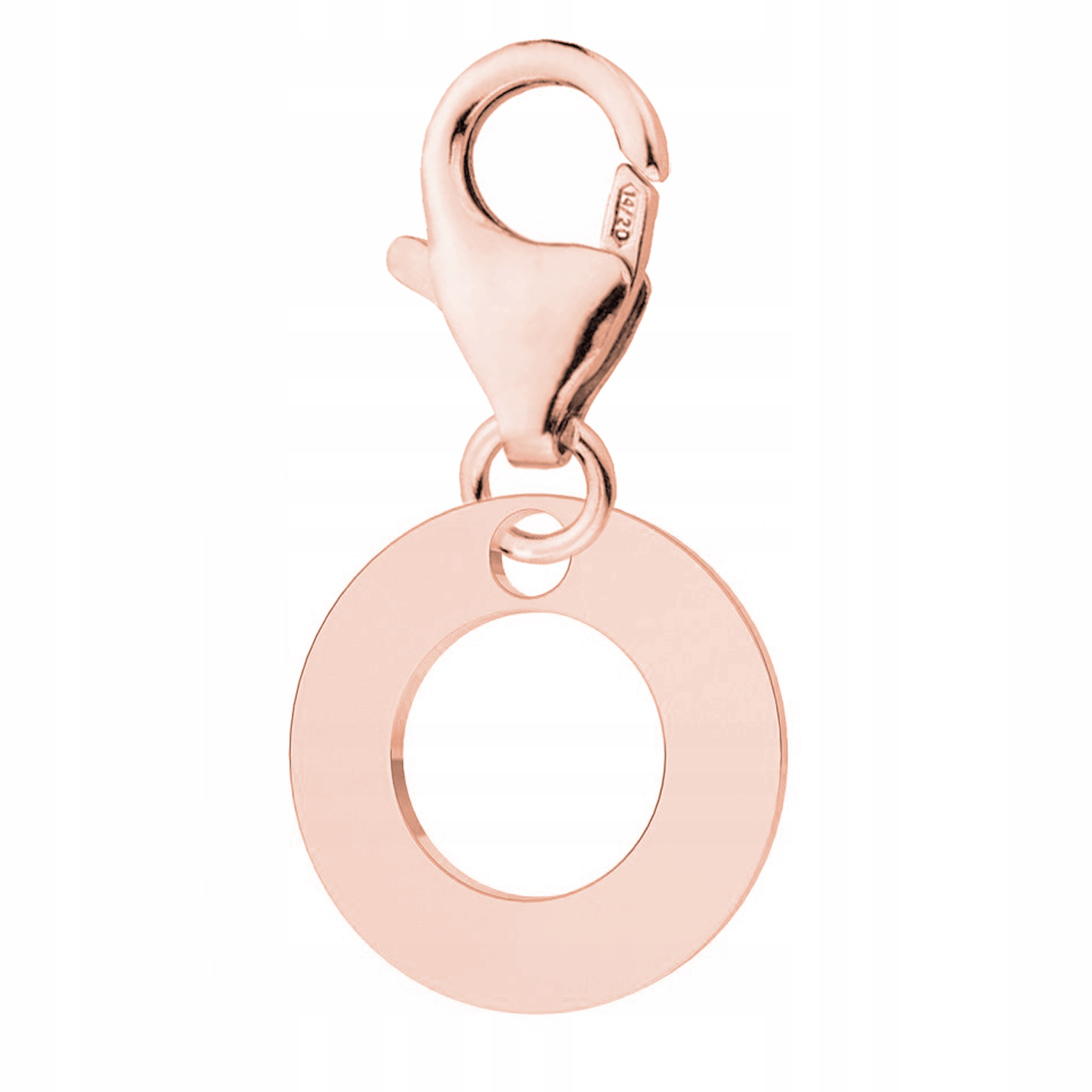 

Zawieszka Blaszka Kółeczko różowe złoto srebro 925