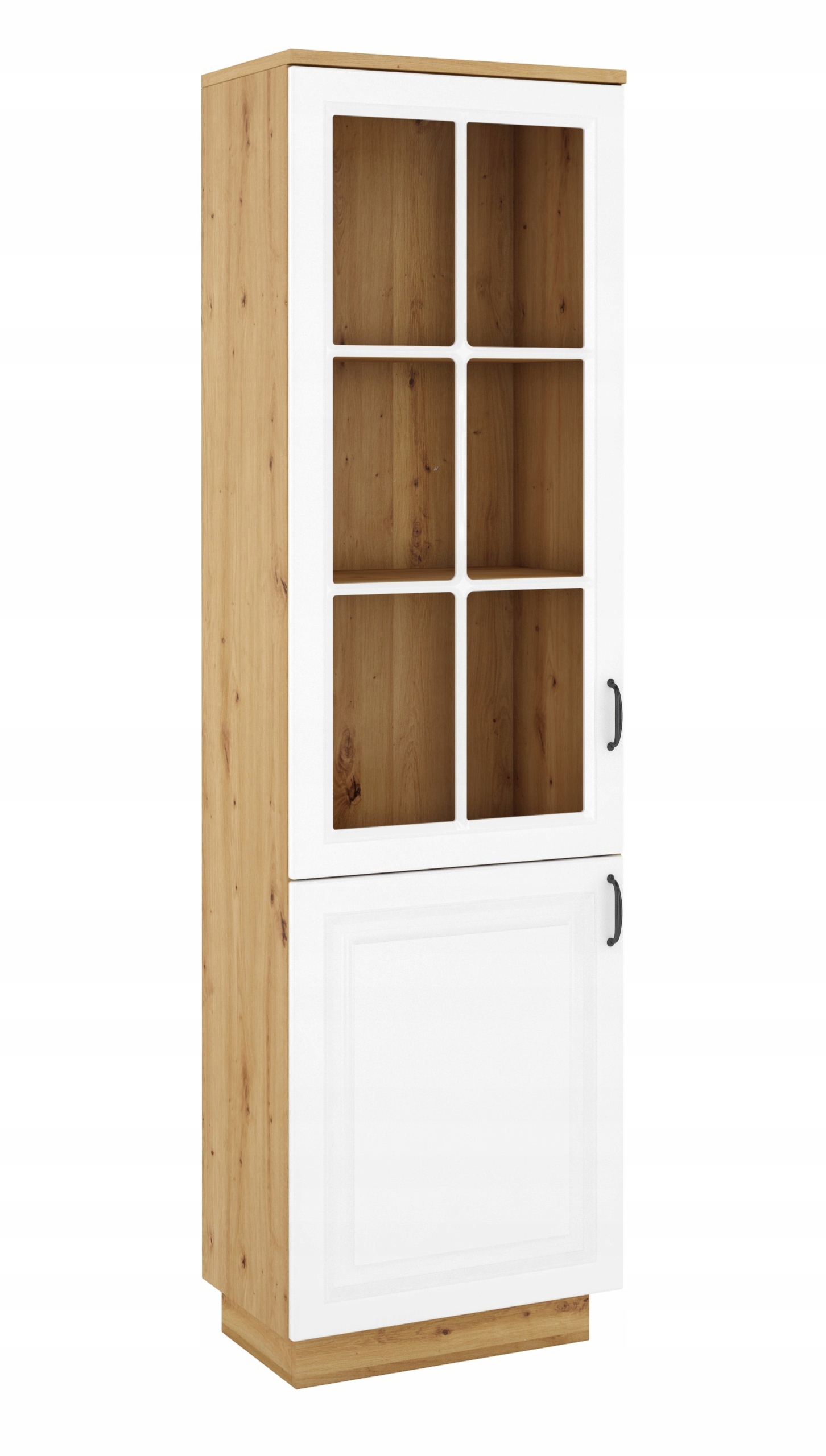 Stojící Vitrína Jídelna Flawia Bílá/artisan