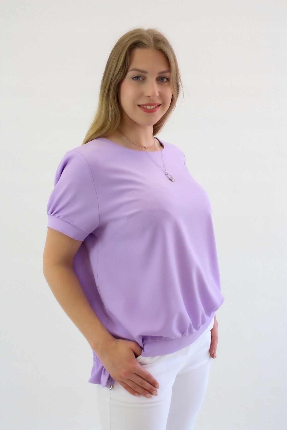 Elegantní halenka se stahovací šňůrkou Lila Uni