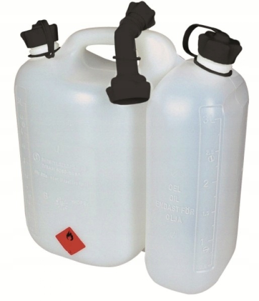 Double ECO 5.5 + 3L canister for fuel, gasoline