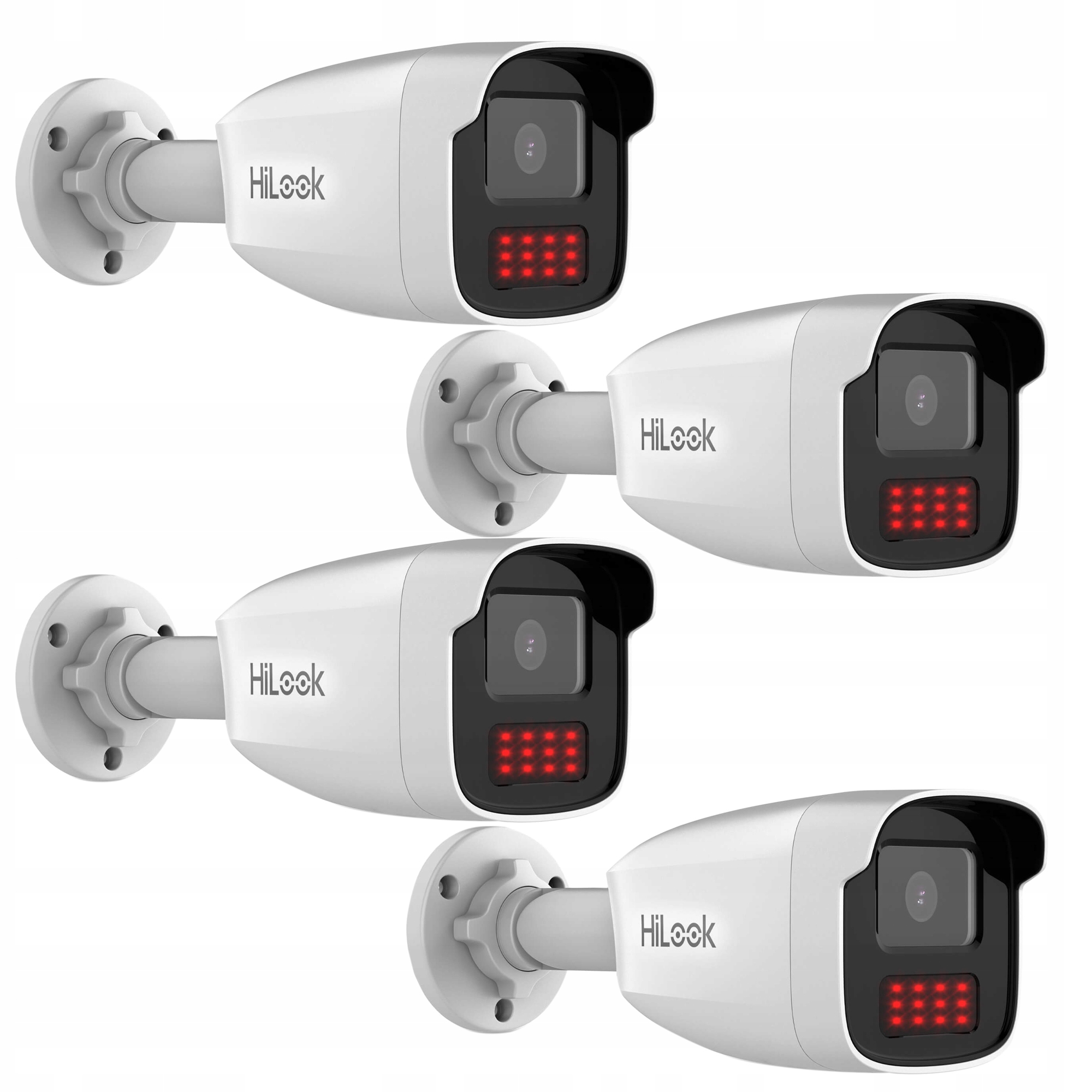 Sada tubusových Ip kamier 4x IPCAM-B4-50IR Ir 50 m 4Mpx