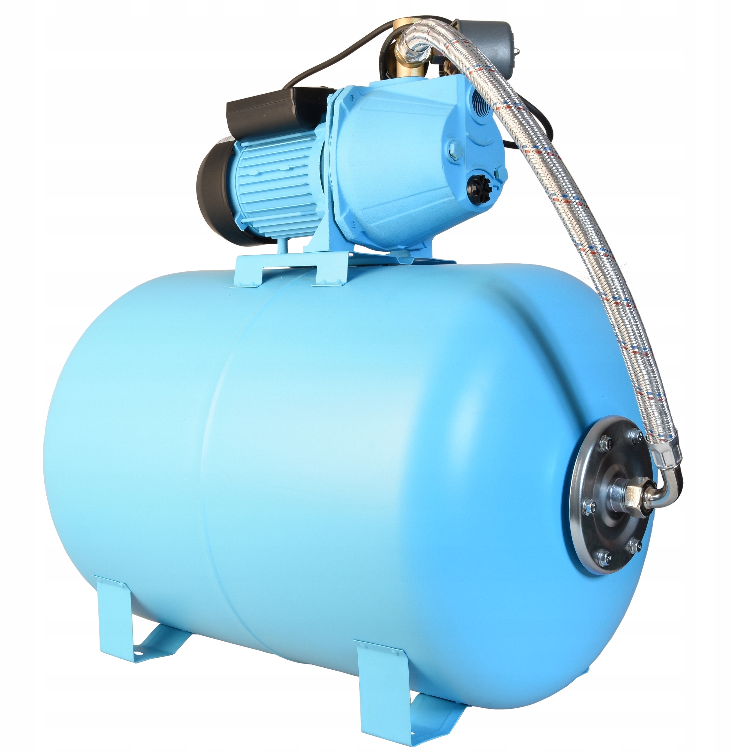 Hotová Sada Na Nádrži 100 L, Litinová Pumpa 370 W 42 L/min Pro Zahradní Vodu