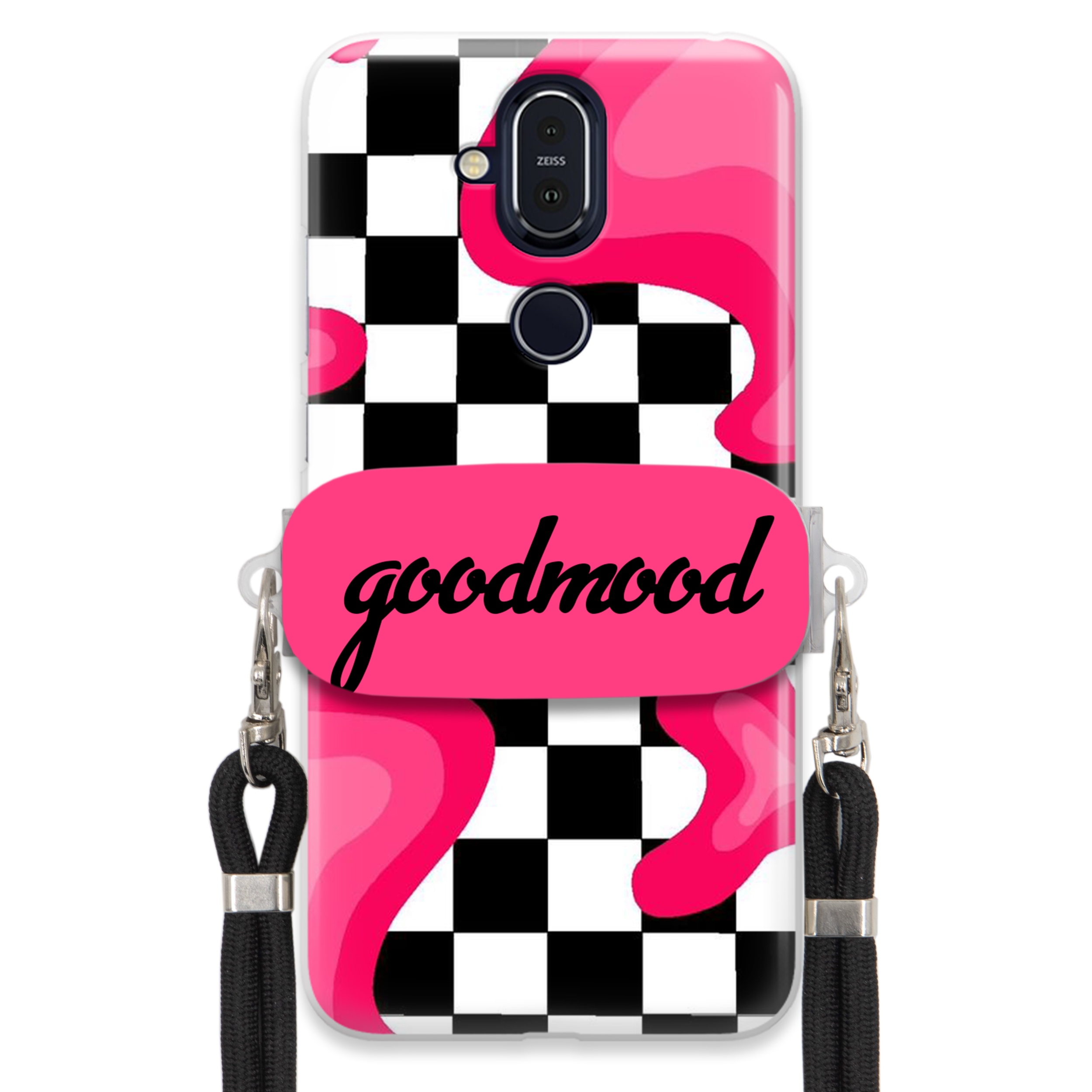 Puzdro Pre Nokia X7 Sada Case Držiak Na Vodítko Čierna Pre Teenagerov Splash