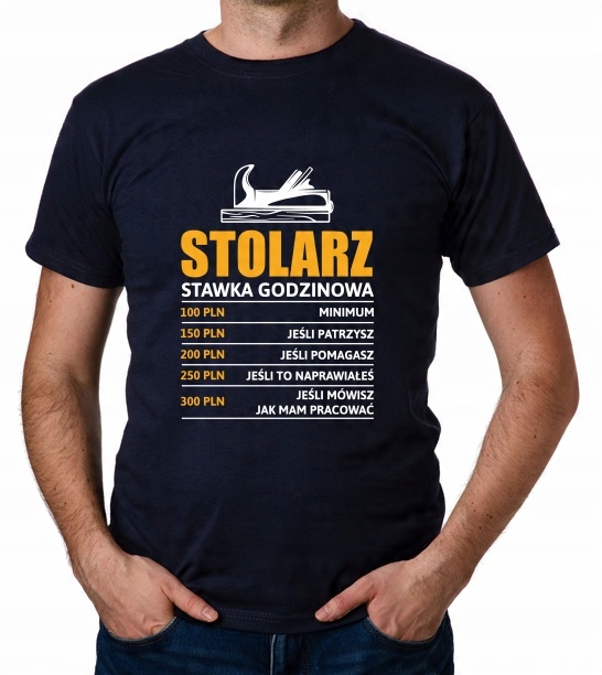 

koszulka Stolarz stawka godzinowa prezent